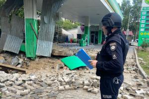 В Одессе полицейские начали уголовное производство по факту взрыва на АЗС