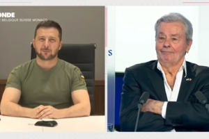 "Я з вами!": Ален Делон взяв інтерв'ю у Володимира Зеленського