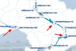 Россия нанесла ракетные удары по трем украинским ГЭС