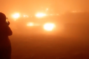 В окупованому Криму на Ай-Петрі спалахнула масштабна пожежа