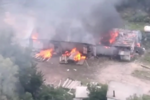 На Луганщине нацгвардейцы уничтожили склад боеприпасов и технику российских оккупантов