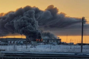 "Бавовна" в РФ: масштабный пожар в Новом Уренгое