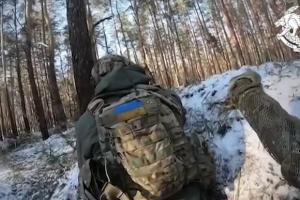 Українські військові запобігли спробі наступу окупантів біля Кремінної: фрагмент бою