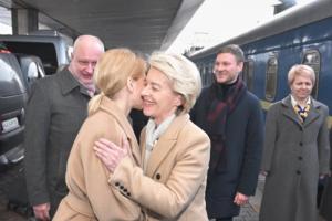 Президент Еврокомиссии Урсула фон дер Ляйен прибыла в Киев