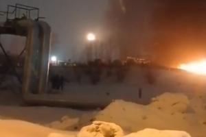 Очередной пожар в РФ: горел химический завод в Уфе