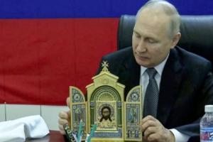 Продолжает изображать из себя лидера военного времени, - ISW о поездке Путина на оккупированные территории