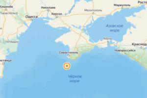 В Черном море у берегов Крыма произошло землетрясение