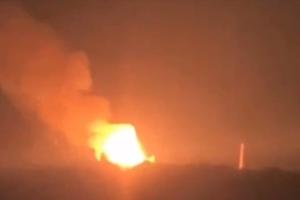 "Вогняне шоу": На Луганщині ВСУ точним ударом знищили великий склад боєприпасів у глибокому тилу ворога