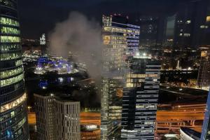 У "найзахищенішій" Москві знову "бавовна": БПЛА удруге влетів у вежу в "IQ-кварталі"