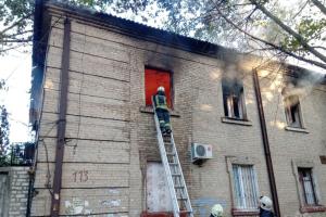 У Лисичанську згоріла квартира