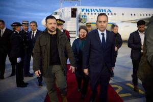 Президент України Володимир Зеленський прибув із візитом до Франції