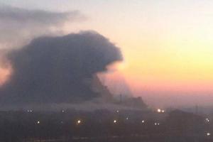 У Криму знову лунають вибухи: поблизу Сімферополя горить нафтобаза
