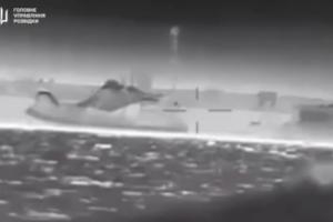 В оккупированном Крыму морской дрон "Magura V5" уничтожил скоростной катер оккупантов - видео