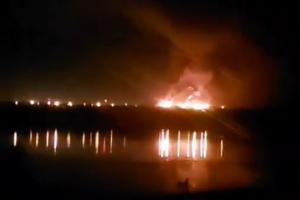 Нічна атака БПЛА:  сталася пожежа на Новошахтинському НПЗ та Старооскольській нафтобазі