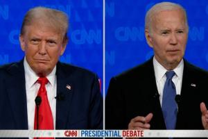 В США состоялись первые теледебаты Байдена и Трампа: что говорили о войне в Украине