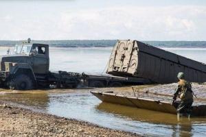 У Курській області окупанти збудували дві понтонні переправи через річку Сейм: одну з них ЗСУ вже знищили