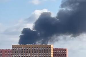 Масштабна пожежа у Підмосков'ї: до гасіння пожежі залучили авіацію