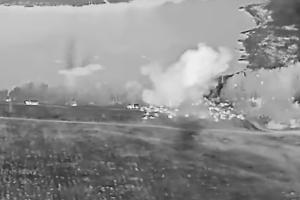 На Донбасі було завдано удару з РСЗВ HIMARS по російській колоні з живою силою