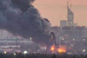 Масштабный пожар в Москве