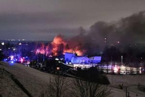 Авиакатастрофа в Литве: вблизи аэропорта Вильнюса грузовой самолет упал на жилой дом