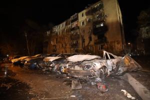 Последствия атаки БПЛА на Харьков