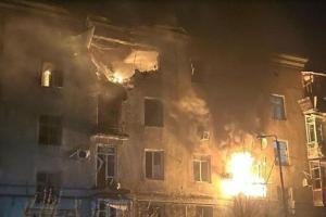 Удар БПЛА по жилому дому в Краматорске