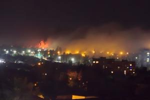 Фото: взрывы в Кировском р-не оккупированного Донецка