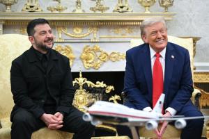 Зеленский и Трамп начали встречу в Вашингтоне