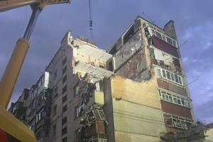 Последствия взрыва в многоквартирном доме в Хмельницком