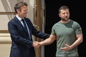 Зеленский и Макрон