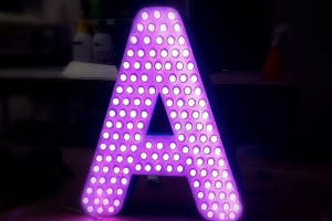 световые фасадные вывески