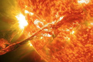 вспышка на Солнце