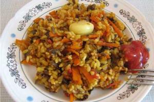 Овощной плов