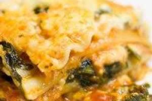 Лазанья с козьим сыром