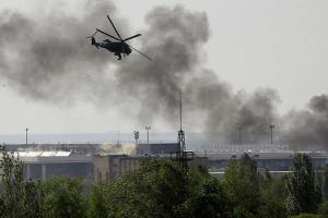 В Донецкой области ополченцы сбили армейский вертолет Ми-24 