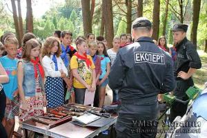 В детском лагере на Волыни состоялся казацко-милицейский праздник