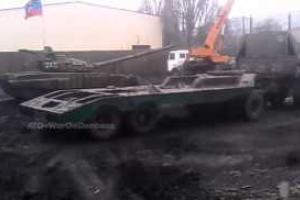 В Макеевке ополченцы обустроили танковую базу «Сомали»