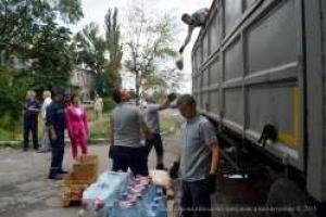 Северодонецк принял гуманитарную помощь от Николаевской области