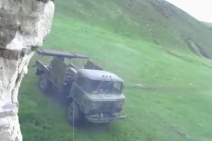 В Интернет попало видео, как террористы испытывают новые "Грады"