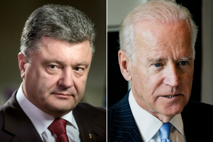 Порошенко с Байденом обменялись мнениями о ситуации на Донбассе