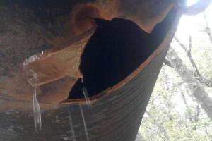 Канал Северский Донец под Горловкой снова поврежден