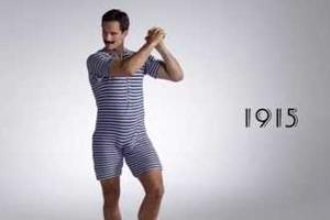 Интернет покорило видео эволюции мужских купальников за 100 лет