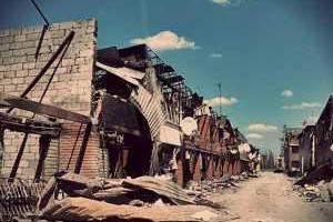 В Сети появились фото последствий обстрела жилого сектора вблизи Дзержинска