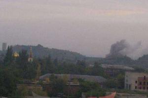 В соцсетях сообщают, что Пески атакуют из крупнокалиберных пулеметов + танки