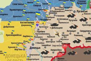 В Горловке боевики обстреляли из пулеметов украинских бойцов 