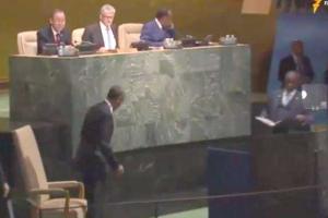 Выступление Обамы и Путина на сессии Генассамблеи ООН. Видео