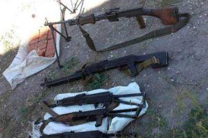 В Старобельском районе СБУ обнаружила тайник с оружием