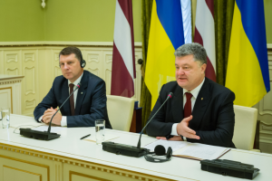 Президенты Украины и Латвии договорились о расширении сотрудничества стран