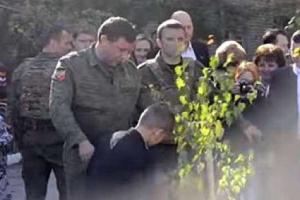 Захарченко в Горловке окружала охрана со всех сторон, - местные жители