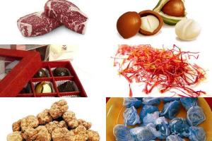 Топ-5 самых дорогих продуктов в мире